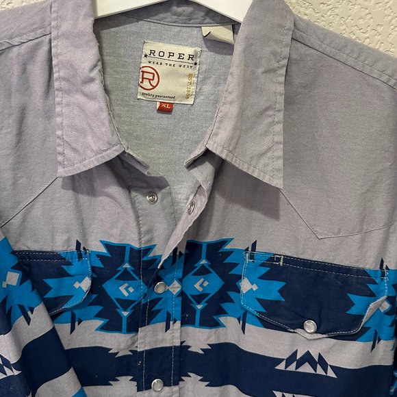 Roper Snap Front Western Shirt - Picture 2 of 3